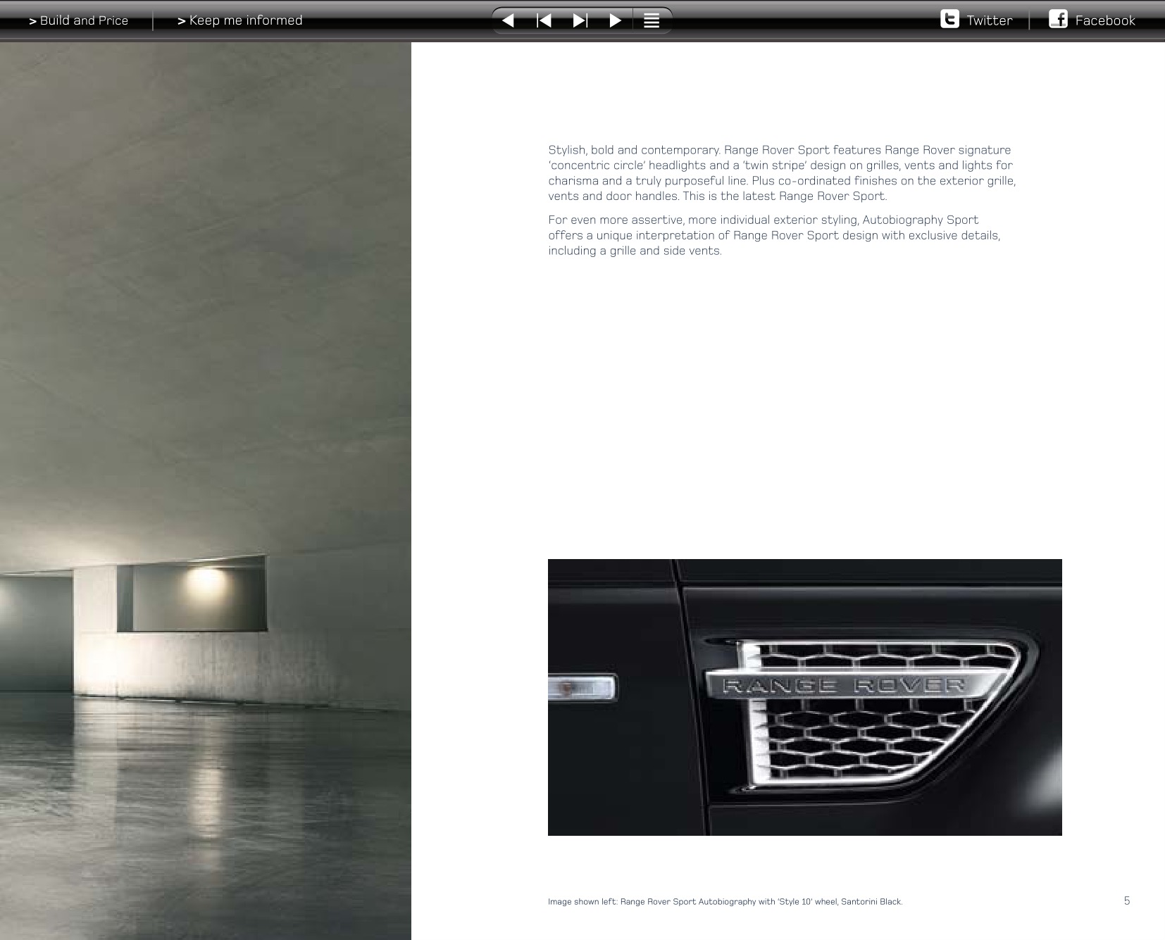 2013 Range Rover Sport Brochure Page 22